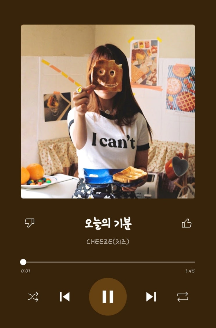  [자꼭듣] 치즈(Cheeze) - 오늘의 기분