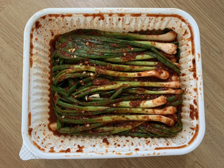 맛잇는 김치추천! "맛차림 쪽파김치" 파김치 좋아하시는 분이시라면 무조건 만족하실꺼에요