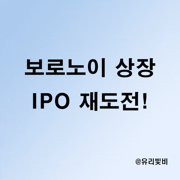  보로노이 상장, 청약 일정, 주관사, 상장일, 증거금 총정리