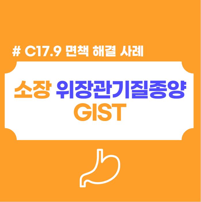 소장기스트 C17.9 암진단비 면책 해결 사례 공유합니다