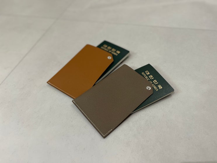  에르메스 여권지갑 타막 (Hermes tarmac) 리뷰.
