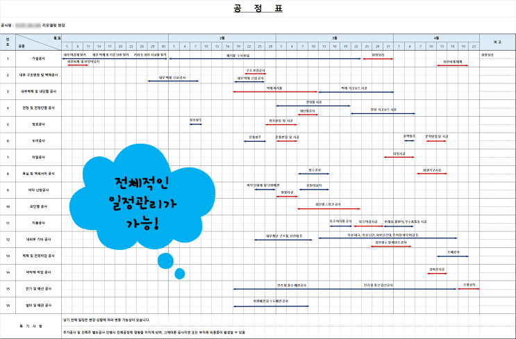 단독주택 리모델링 현장의 공정계획 정도는 알고 시작하자