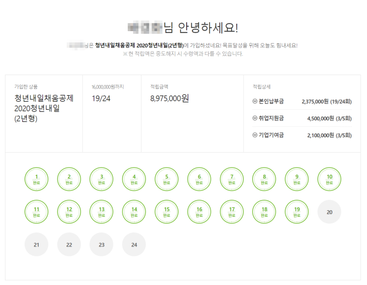  [19회차] 청년내일채움공제