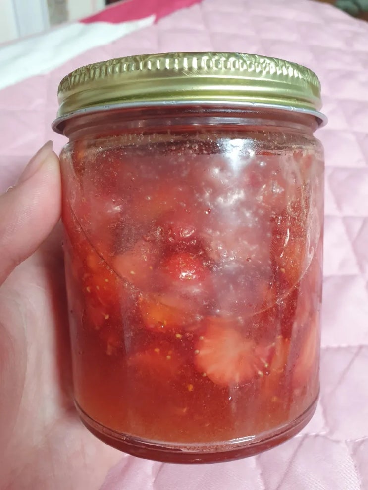 딸기청 만들기(+열탕소독법, 딸기에이드, 딸기라떼 만들기)