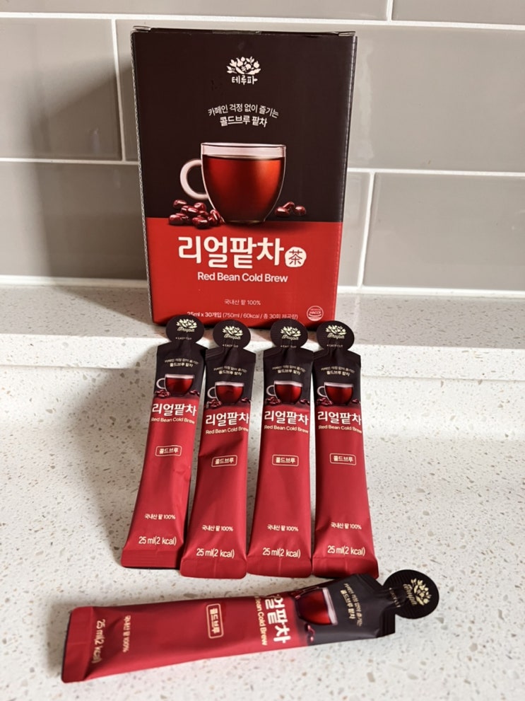  테루파 리얼팥차 커피대용 간편하게 즐기기