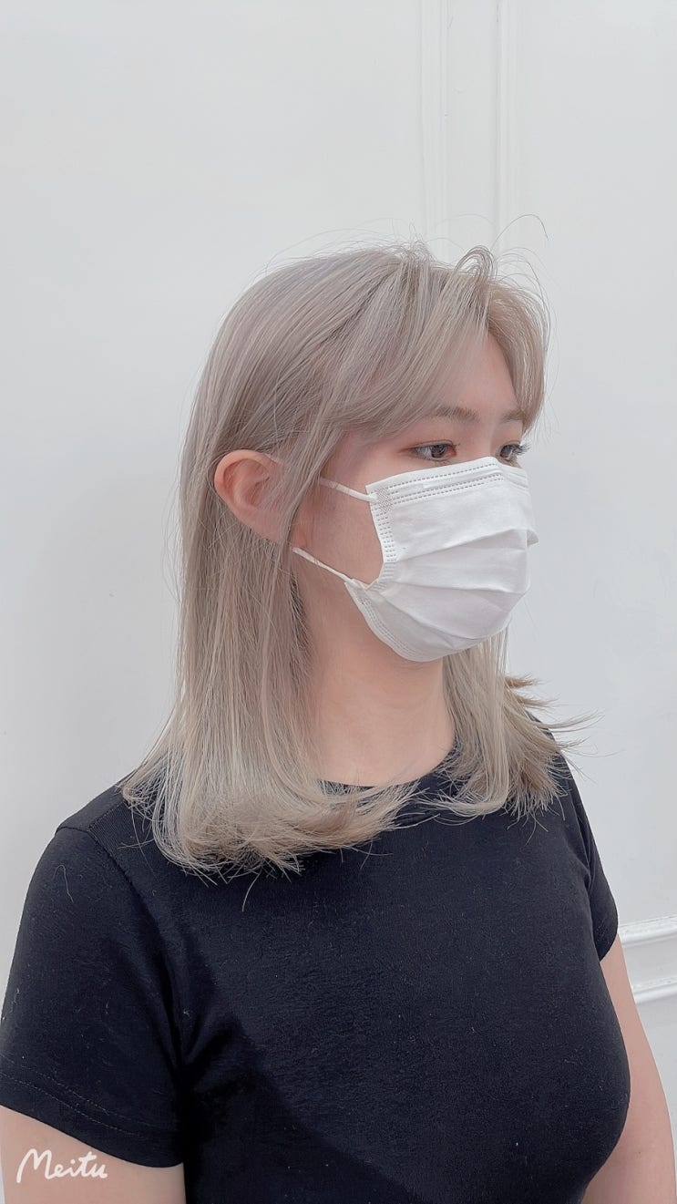  배곧미용실보그헤어배곧점 애쉬베이지 코토리베이지염색