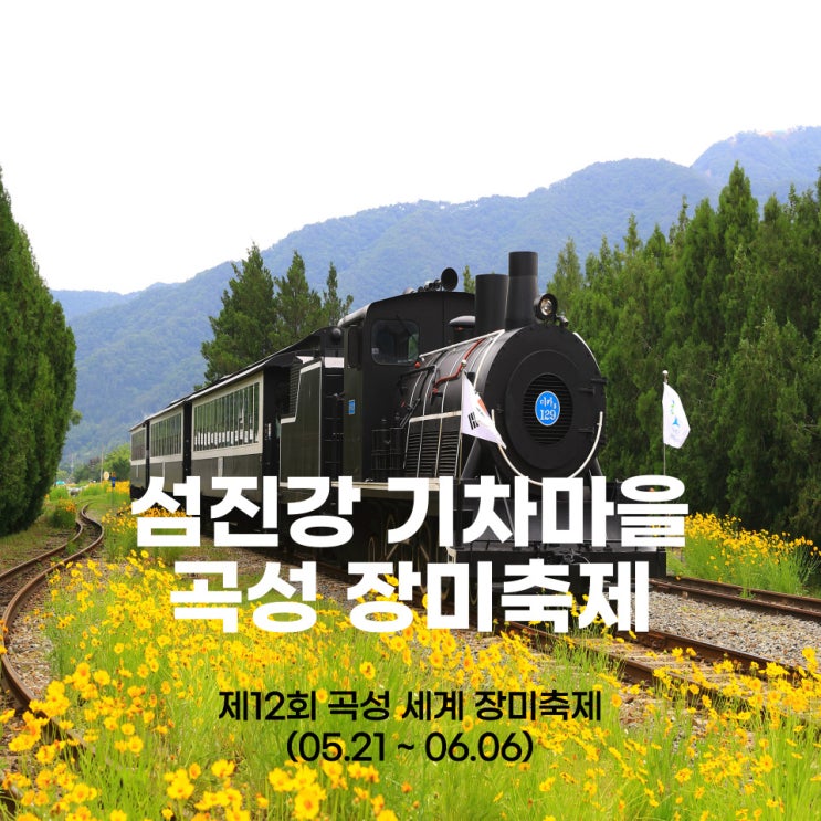  곡성 장미 축제도 만나고 섬진강 기차마을도 여행해요~