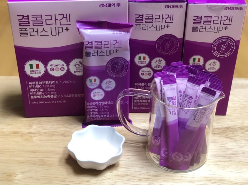 경남제약콜라겐 콜라겐스틱, 저분자피쉬콜라겐 결콜라겐플러스UP