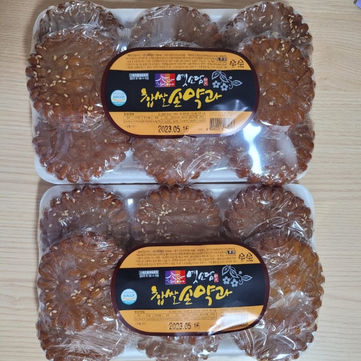  믿고먹는 여수언니 픽 옛소담 찹쌀손약과 택배 후기