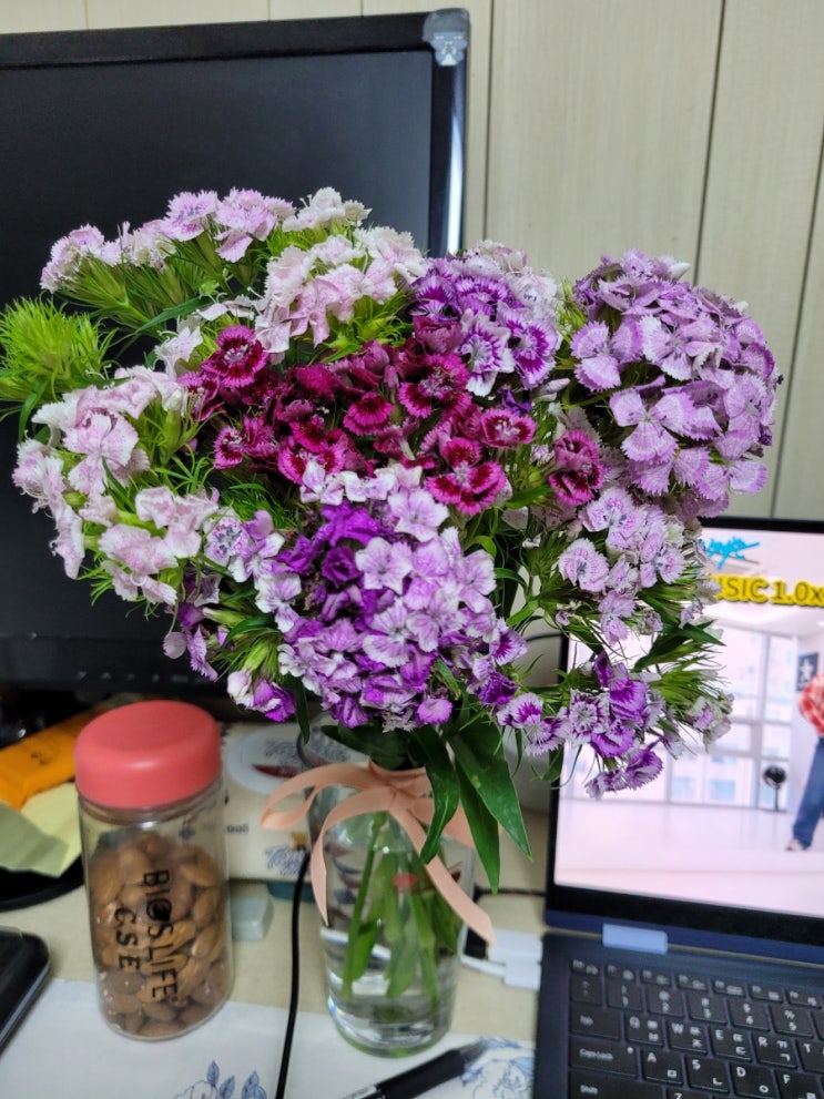  꽃의 매력에 빠져버린 요즘