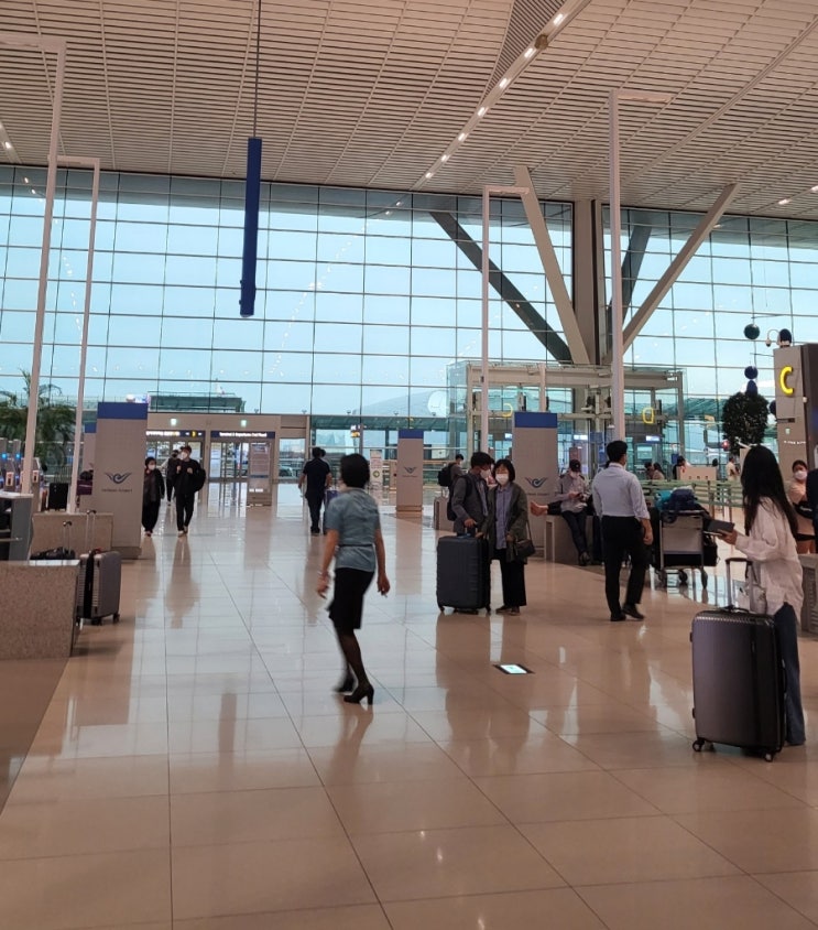  인천공항 대한항공 괌 셀프체크인 탑승권 안나올 때