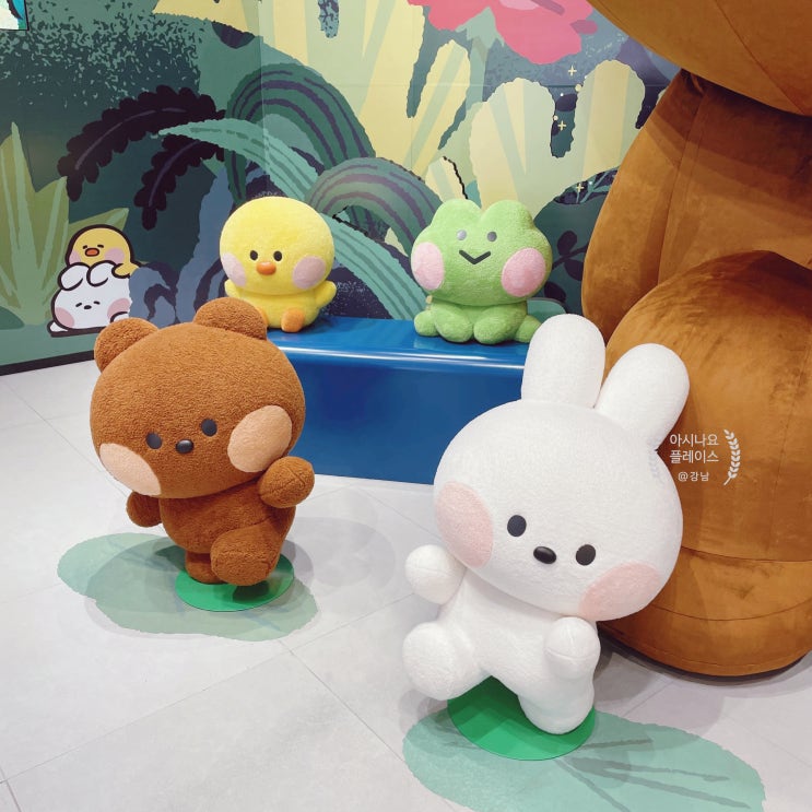  강남역 라인프렌즈 스토어 리뉴얼 오픈 후기! 카카오프렌즈 스토어와 비교, 주차정보, 미니니