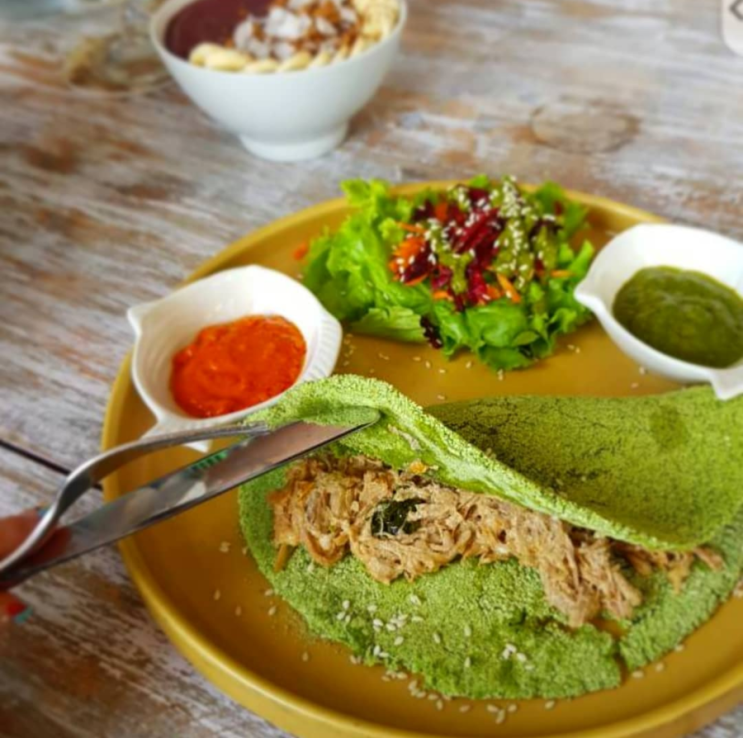 발리에서 브라질 음식을?쫀득한 팬케이크 맛집 나우 타피오카 하우스 Nau tapiocahouse