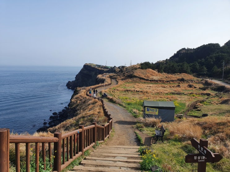  제주 멋진 절경을보며 산책할 수 있는 송악산둘레길