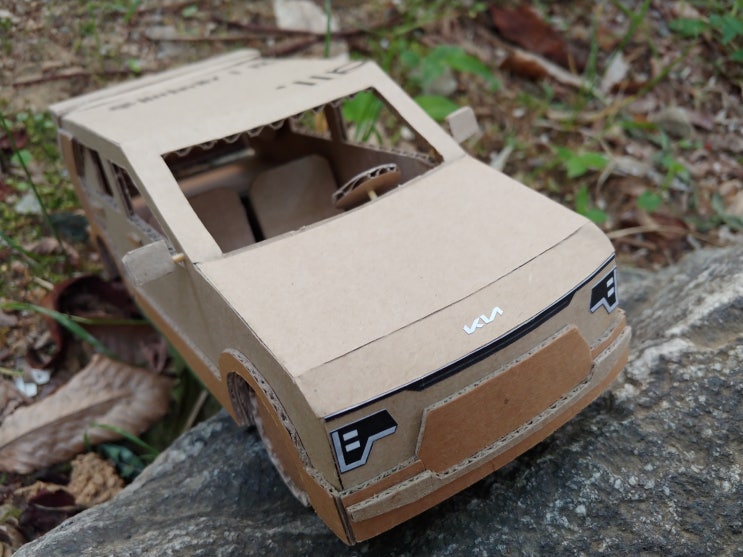  06.기아 니로(박스로 자동차 만들기, 도안무료) Kia Niro(How to make a cardboard car, Drawing's Free)