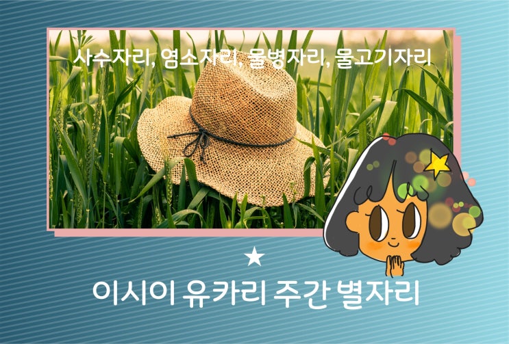  이시이 유카리 5월23일~5월29일 주간 별자리 운세 사수자리~물고기자리