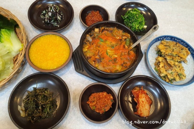 경남고성 참그맛이향쌈밥 쌈밥,호박죽 맛집 (내돈내산)