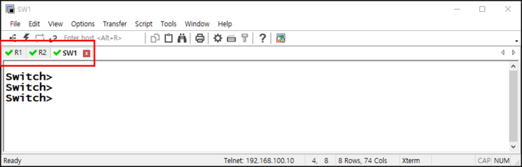  [EVE-NG] SecureCRT Tabs 설정