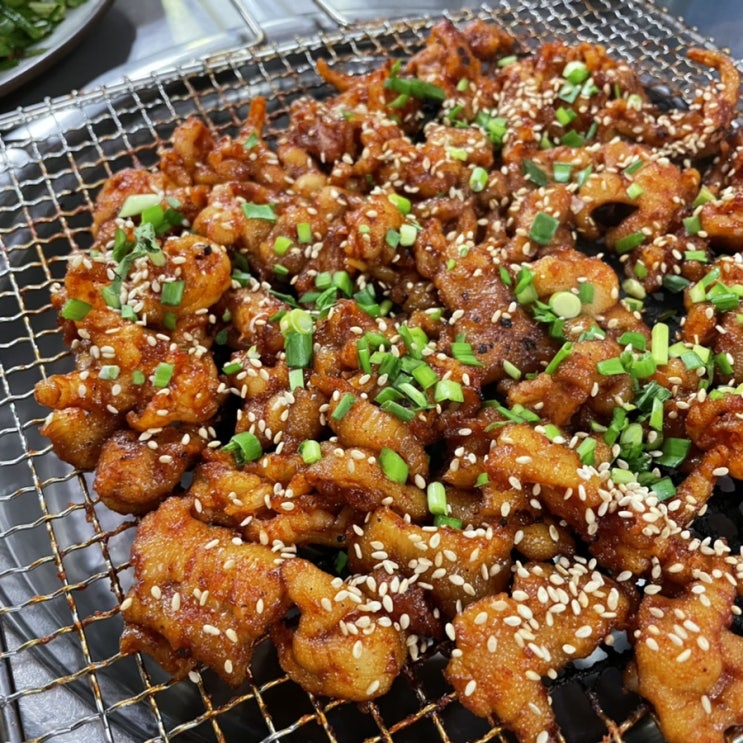  왕십리 매운 숯불닭발 맛집 호호호닭발!