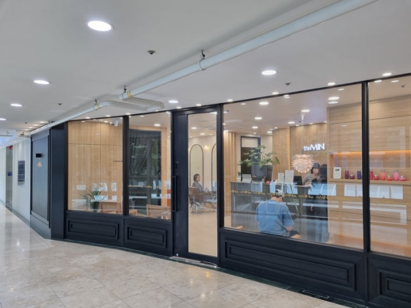 해운대미용실 더민헤어 센텀시티점 짙은염색! 센텀 미용실 추천