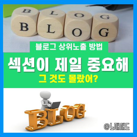 네이버 블로그 로직 이해하기 :: 뷰탭 상위노출 보다 중요한 섹션(Section) 네이버 블로그 로직 이해하기 :: 뷰탭 상위노출 보다 중요한 섹션(Section)