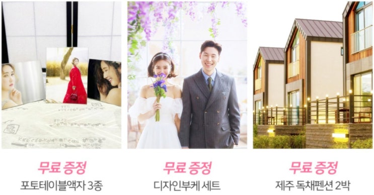  화성웨딩박람회 스드메 계약시 제주 럭셔리 독채펜션 2박 증정