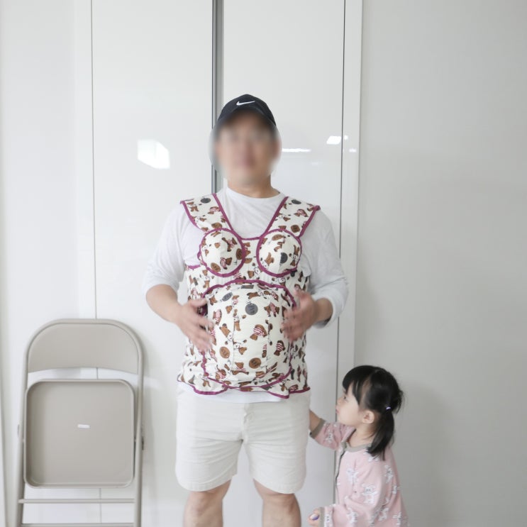  남편 임산부 체험복 옷 대여 어떤 느낌일까?