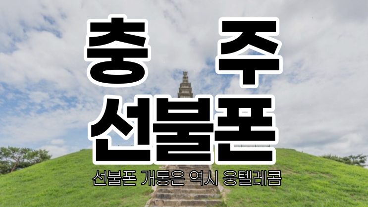  충주선불폰 온라인 오프라인 개통이 모두 가능한 곳~
