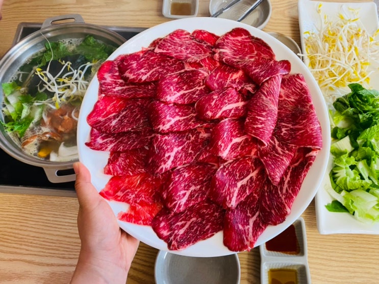  제주도맛집 제주 공항근처맛집 강명선 샤브샤브