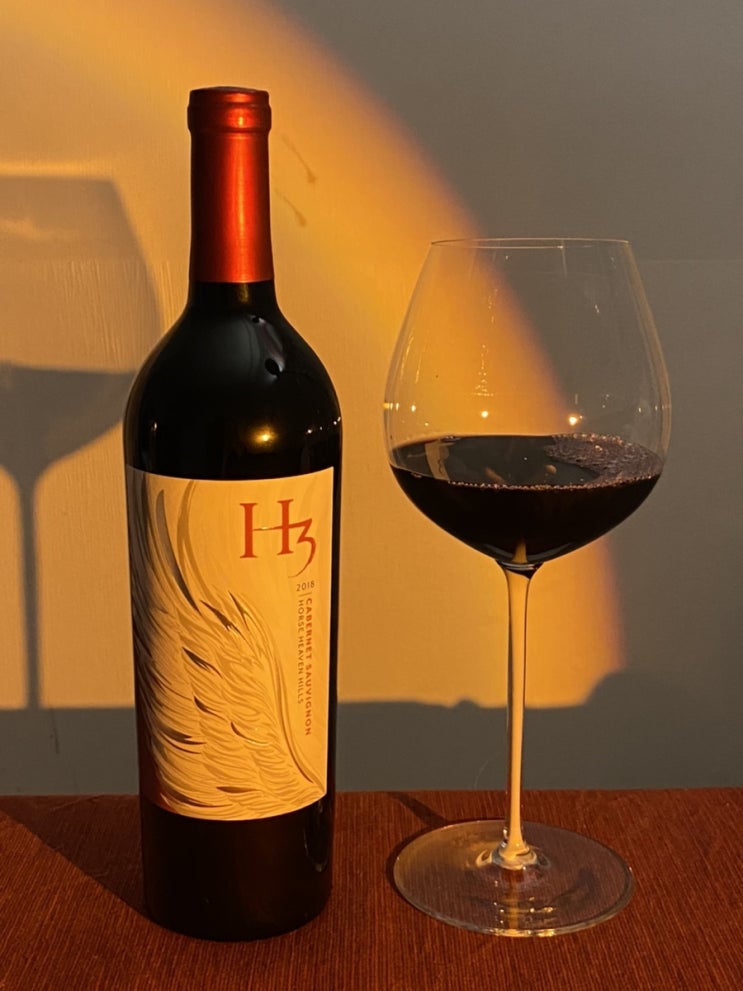  와인앤모어 와인 추천! 데일리와인로 좋은 콜럼비아 크레스트 H3 까베르네 소비뇽