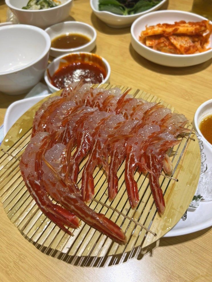  분당 미금역 영덕강구항 - 동해안 자연산 활어 해산물 전문점 횟집 독도꽃새우회 맛집 (주차/메뉴)