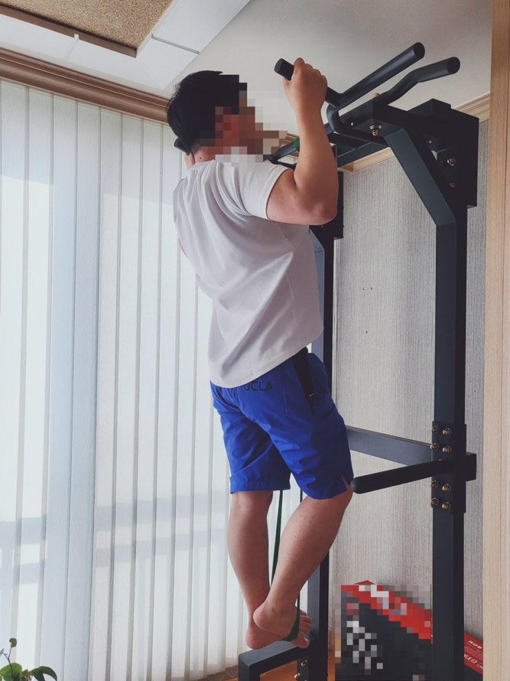 가정용 철봉 풀업바: 멜킨 치닝디핑으로 오늘도 홈트!