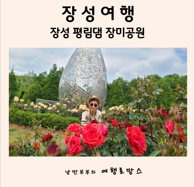  광주근교 가볼만한곳)장성 평림댐 장미공원 개화시기및 상황