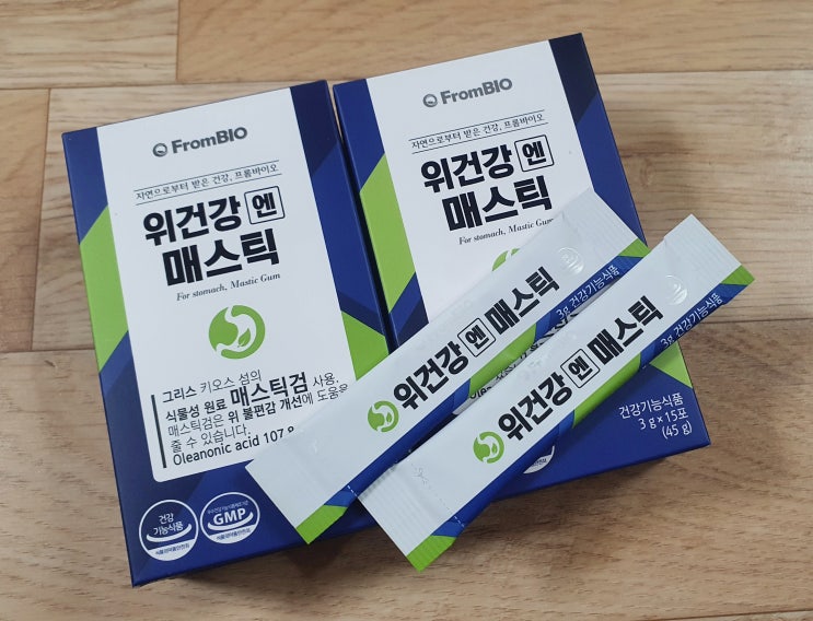  매스틱검효능 프롬바이오 위건강엔매스틱 10만원대선물