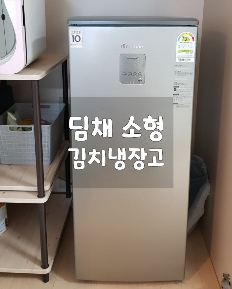 딤채 소형김치냉장고 102L 작지만 강하다! 내돈내산 (위니아 스탠드형 EDS11EFMMSS)
