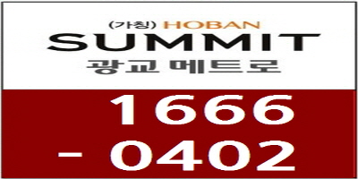  호반써밋 광교메트로 동호배치도