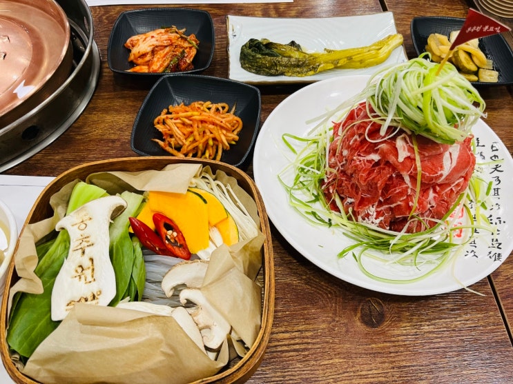  인천법원 맛집 푸짐한 소 불고기 회식장소로 추천드려요.