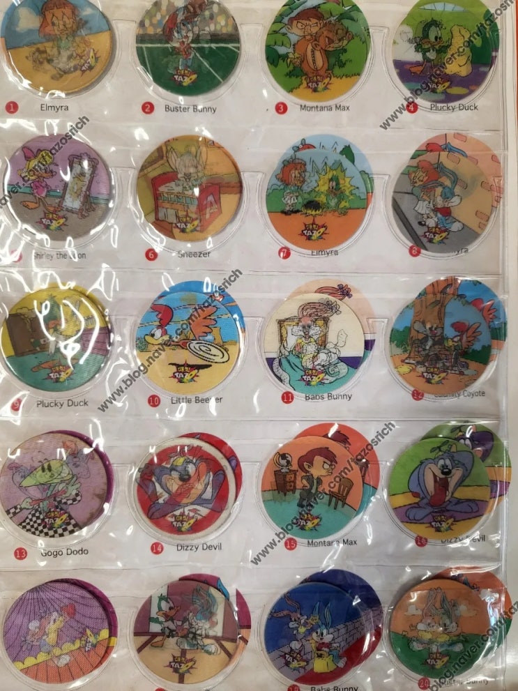 1996 Orion-Frito Lays Looney tunes Magic tazos complete collection of 100/100
