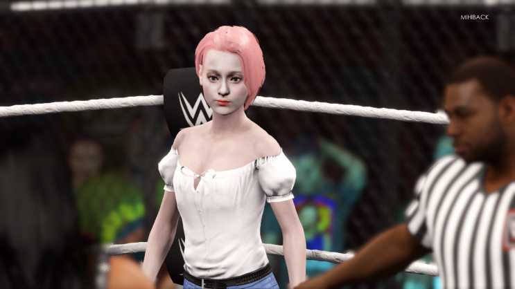  (wwe2k22) 프로미스나인 이나경 caw