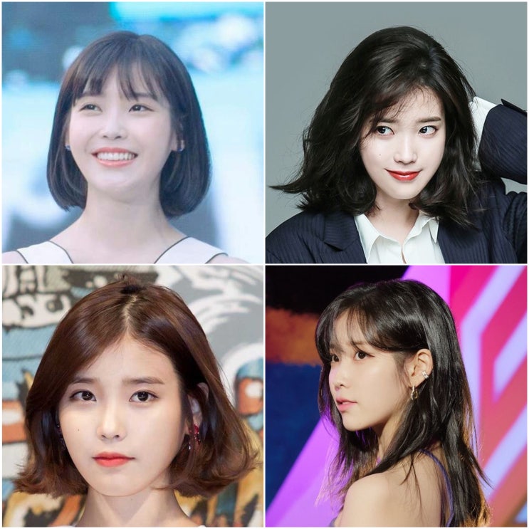 여름에 하기 좋은 아이유 중 단발 펌 허쉬컷 헤어스타일 모음 여름에 하기 좋은 아이유 중 단발 펌 허쉬컷 헤어스타일 모음