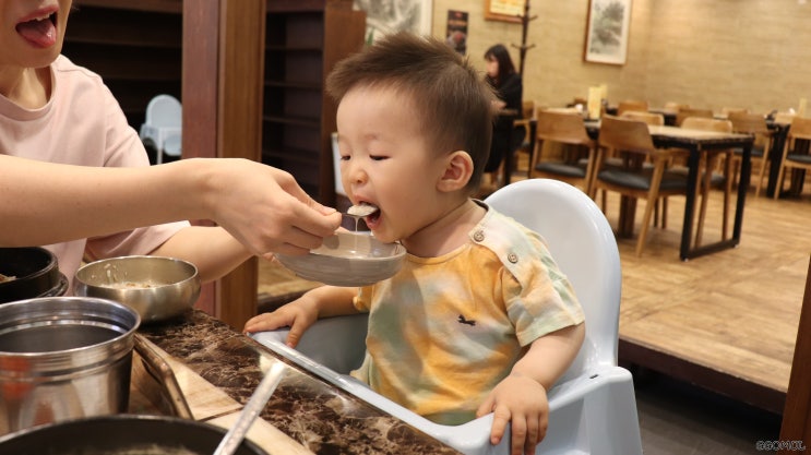  광주 서울깍두기에서 사골삼계탕 한 그릇 어른 아이 함께 가기 좋은 식당
