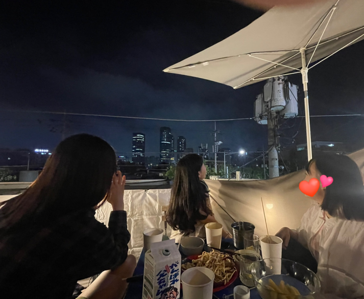  서울 핫플추천 문래창작촌 다락방 루프탑 텐트 분위기 좋은곳