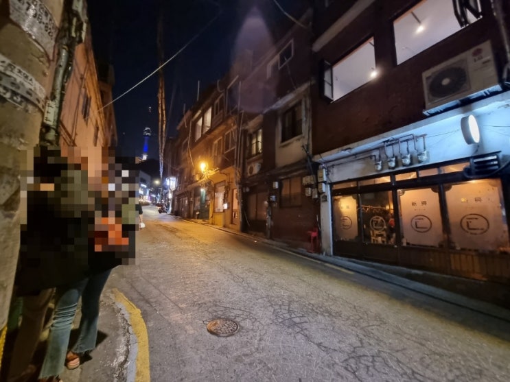  해방촌에서 먹은 라조장포르치니파스타/ 토마토소스푸틴/가지튀김