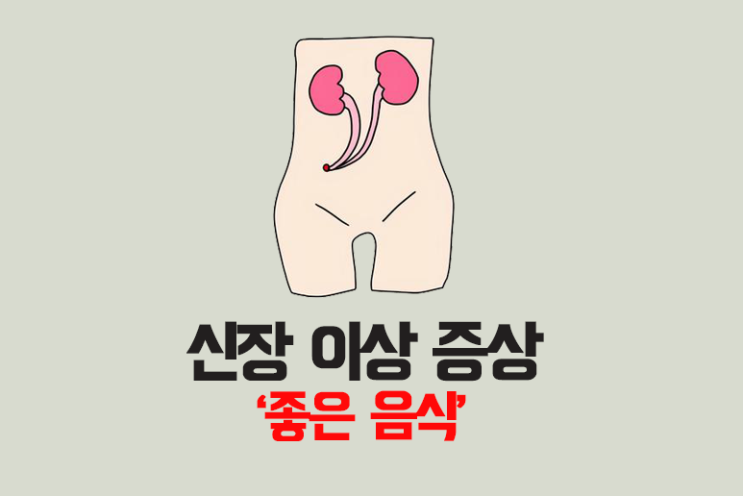  신장 이상 증상,신장에 좋은 음식