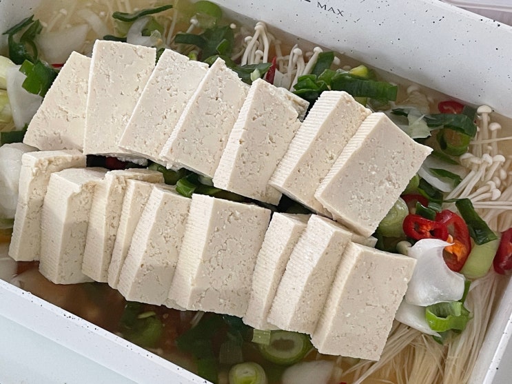 피코크 된장찌개 요리재료만 있으면 맛있는 된찌완성