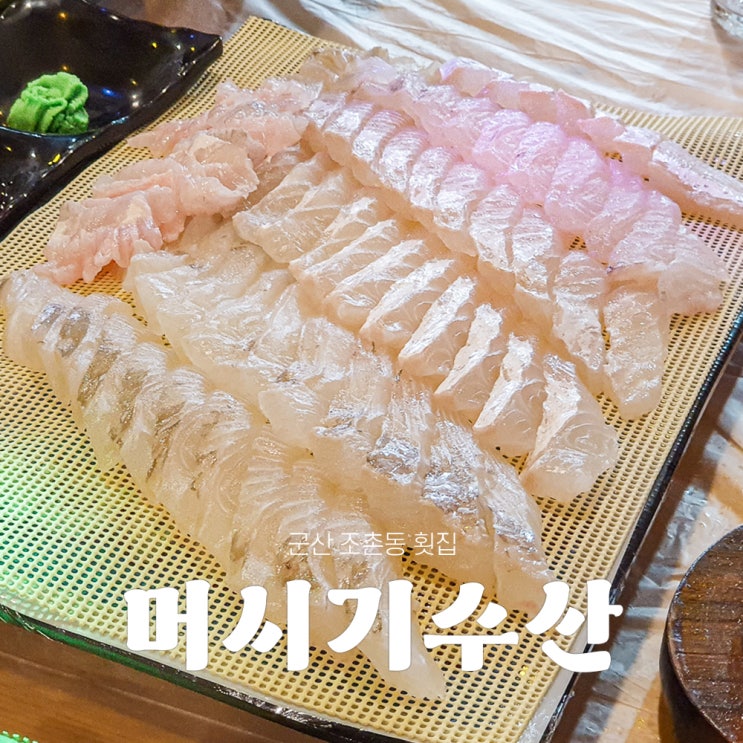  군산 조촌동 맛집 머시기수산 횟집 강추! 회 포차 느낌 낭낭~