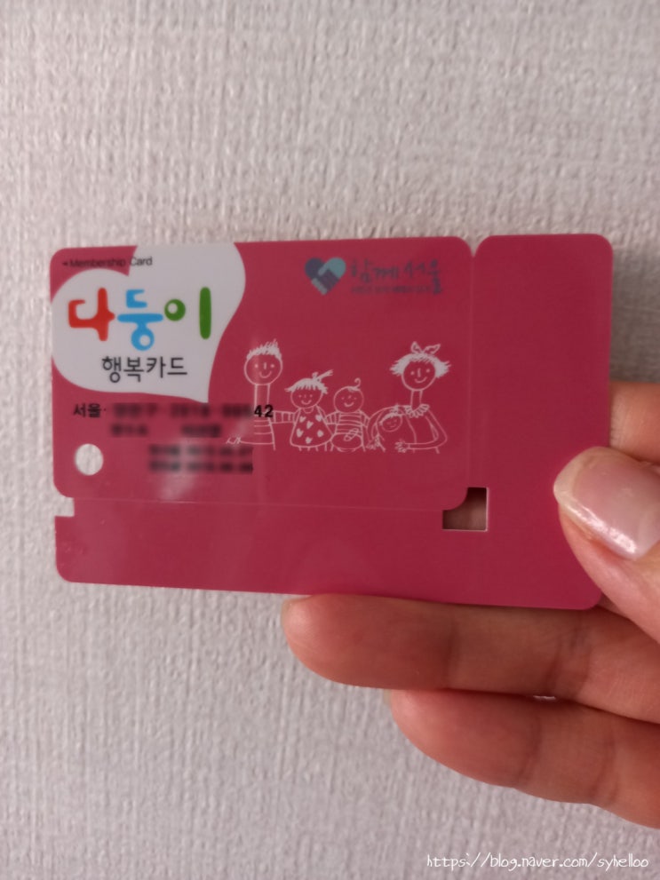  서울시 두 자녀 이상, 다둥이 행복카드 정보 공유 ::