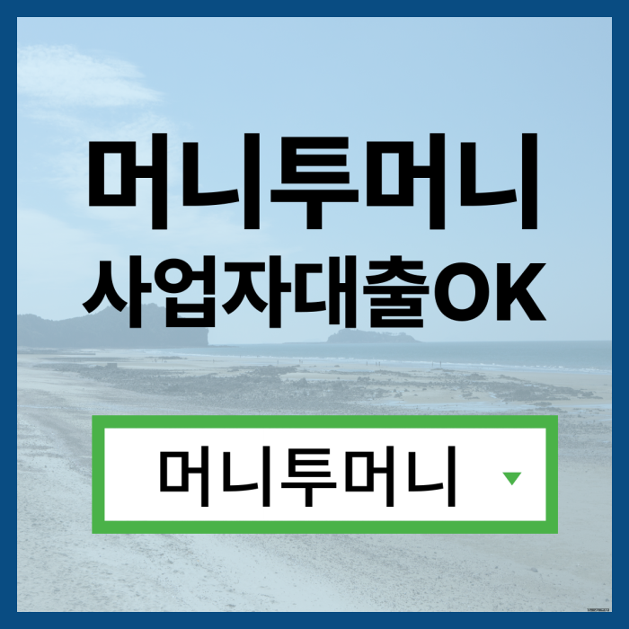  급전대출, 머니투머니!