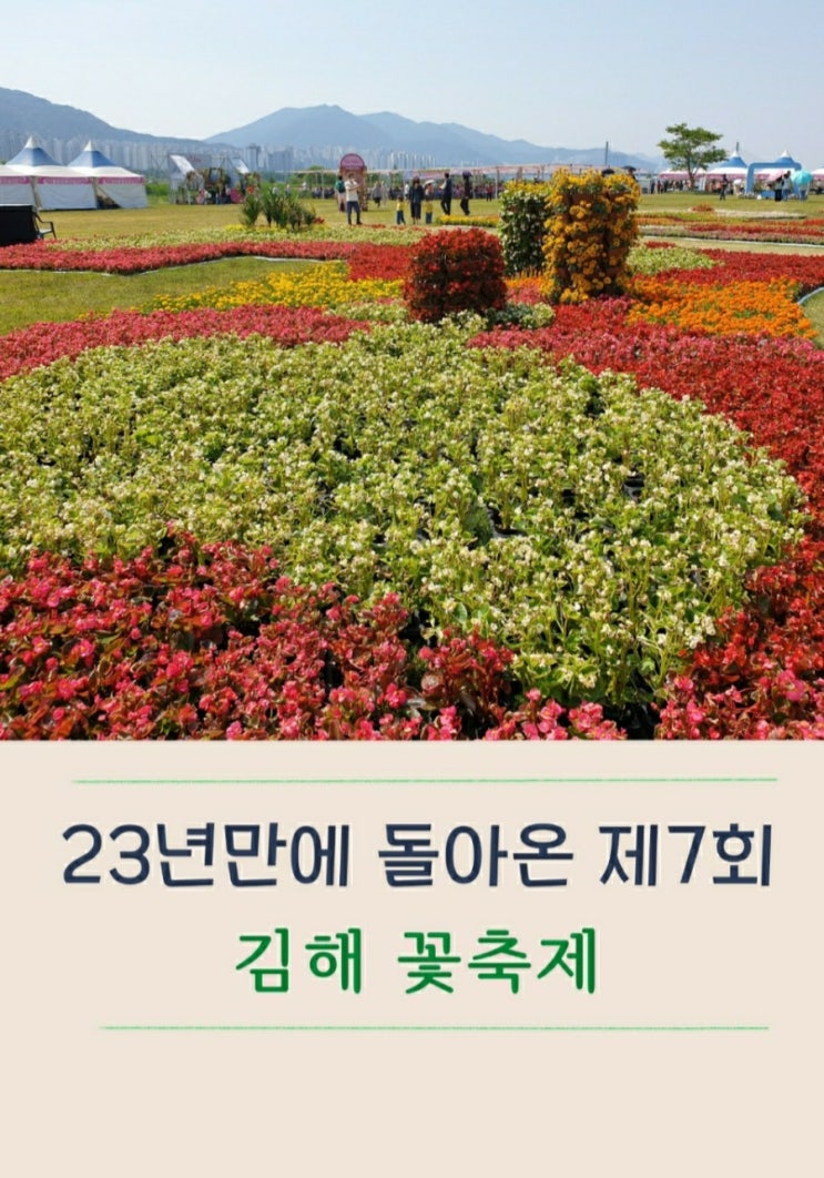  꽃구경은 김해 꽃축제 축제기간 아니라도 꽃구경 가세요