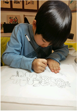  초등학생 신나는 여름방학 민화체험 공간 [교덕현대민화]